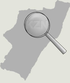 Image showing silhouette of KwaZulu Natal Map